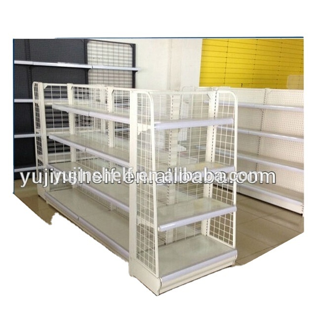 White Showroom Supermarket Shelf /Ccommercial Display Store Shelving For Pharmacy