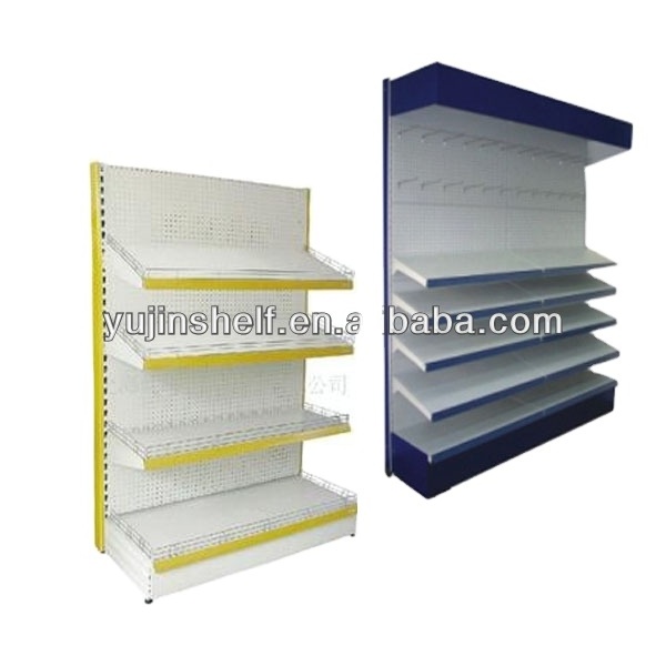 Special design high quality supermarket shelf with slant shelf board