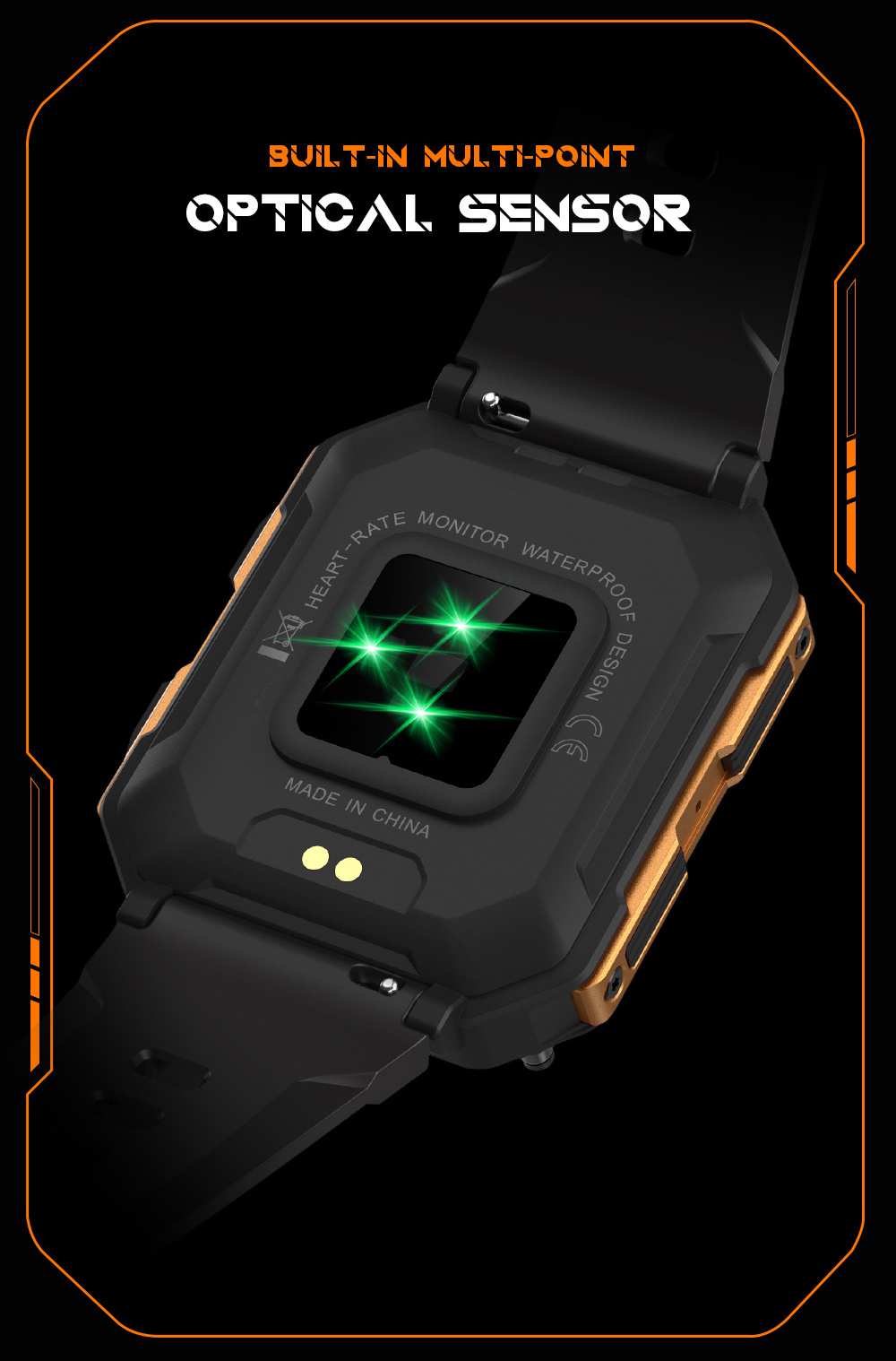 three-proof IP68 Waterproof 380mAh Long Time Standby C20 Pro Outdoor Android reloj inteligente Smart Watches 2023