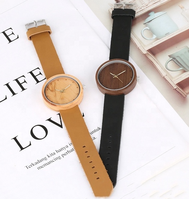 Life waterproof bamboo men watches japan movement quartz sr626sw private label minimalist ladies watch