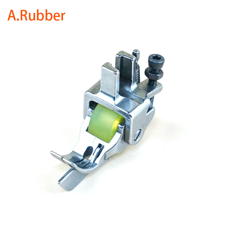 SP-18 RightLeft Edge Guide Roller Presser Foot For Industrial 1-Needle Lockstitch Sewing Machine Accessories Pressure With Wheel