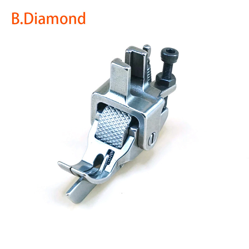 SP-18 RightLeft Edge Guide Roller Presser Foot For Industrial 1-Needle Lockstitch Sewing Machine Accessories Pressure With Wheel