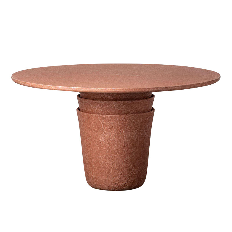 outdoor furniture fiberglass stool and coffee table round dining table  garden table for pool patio