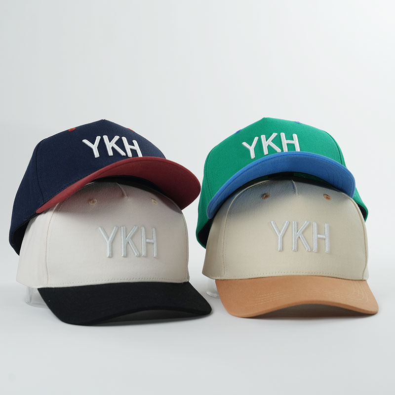 High Quality Customized 5-Panel Baseball Cap Full 3D Embroidery Adjustable Size Made of Cotton and Polyester for Man