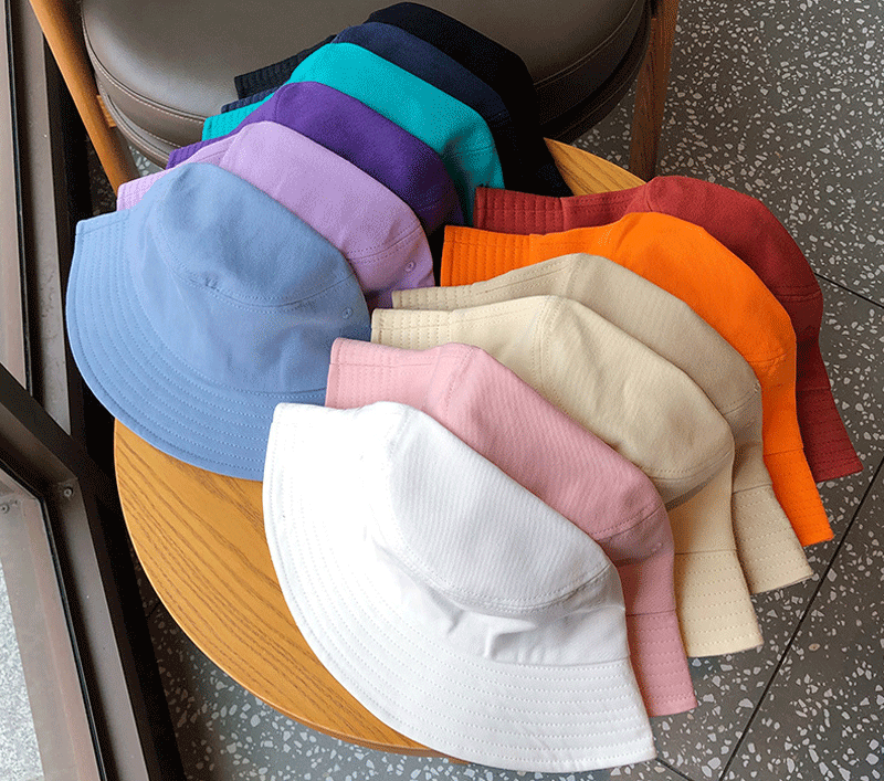 custom your own logo bucket hats, 100% cotton bucket hats blank bucket hats ,many color bucket hats