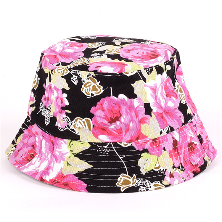 custom sublimation printing fishing bucket hat with string