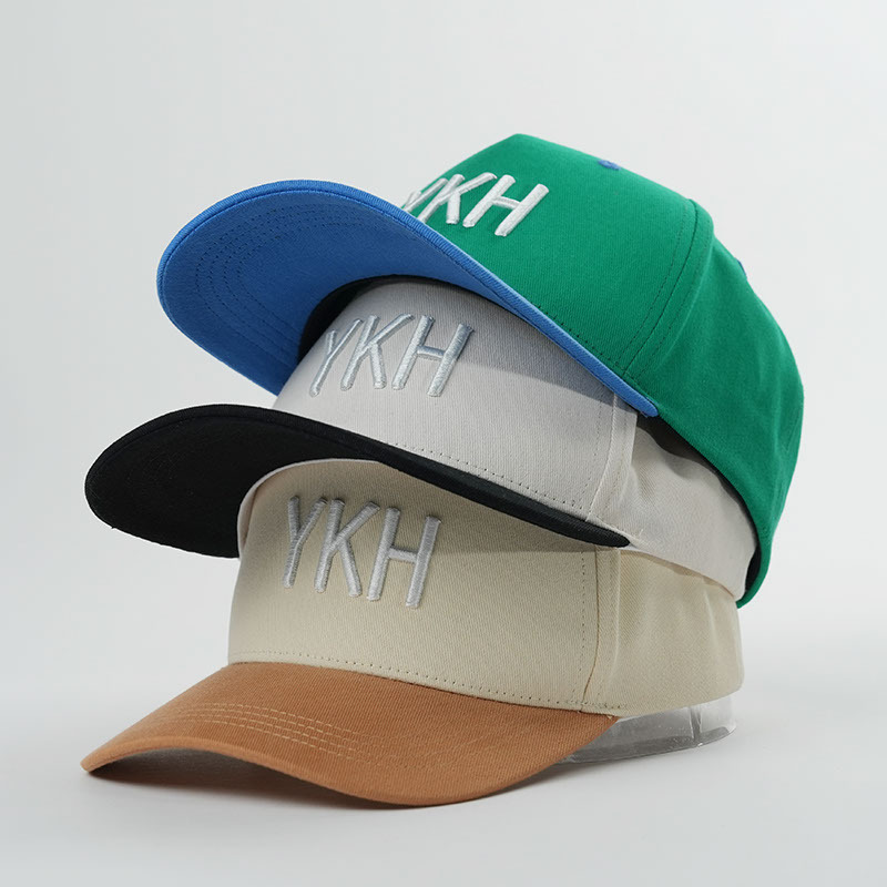 High Quality Customized 5-Panel Baseball Cap Full 3D Embroidery Adjustable Size Made of Cotton and Polyester for Man