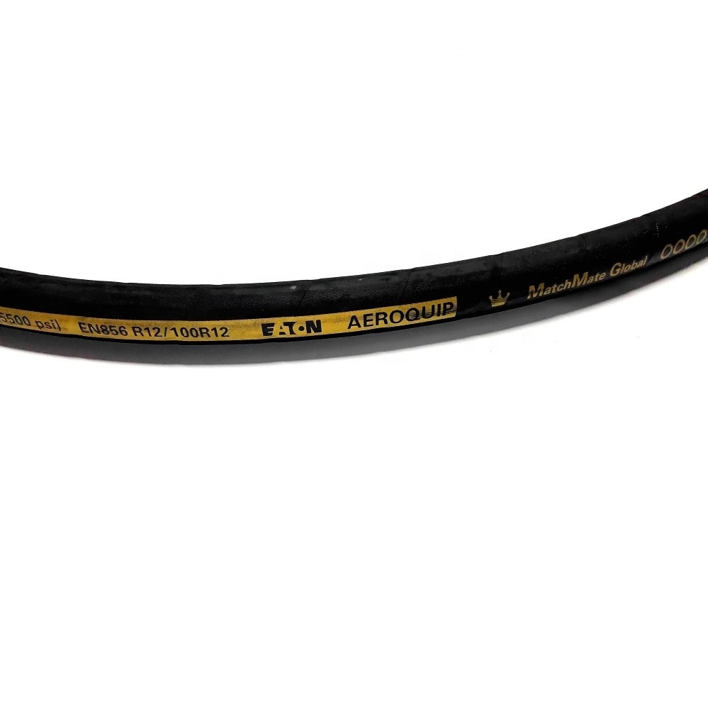 Rubber Hose 2022 Hot Sale High Quality  Black Yellow Material Moulding synthetic rubber steel cable Aeroquip ETN  hydraulic Hose