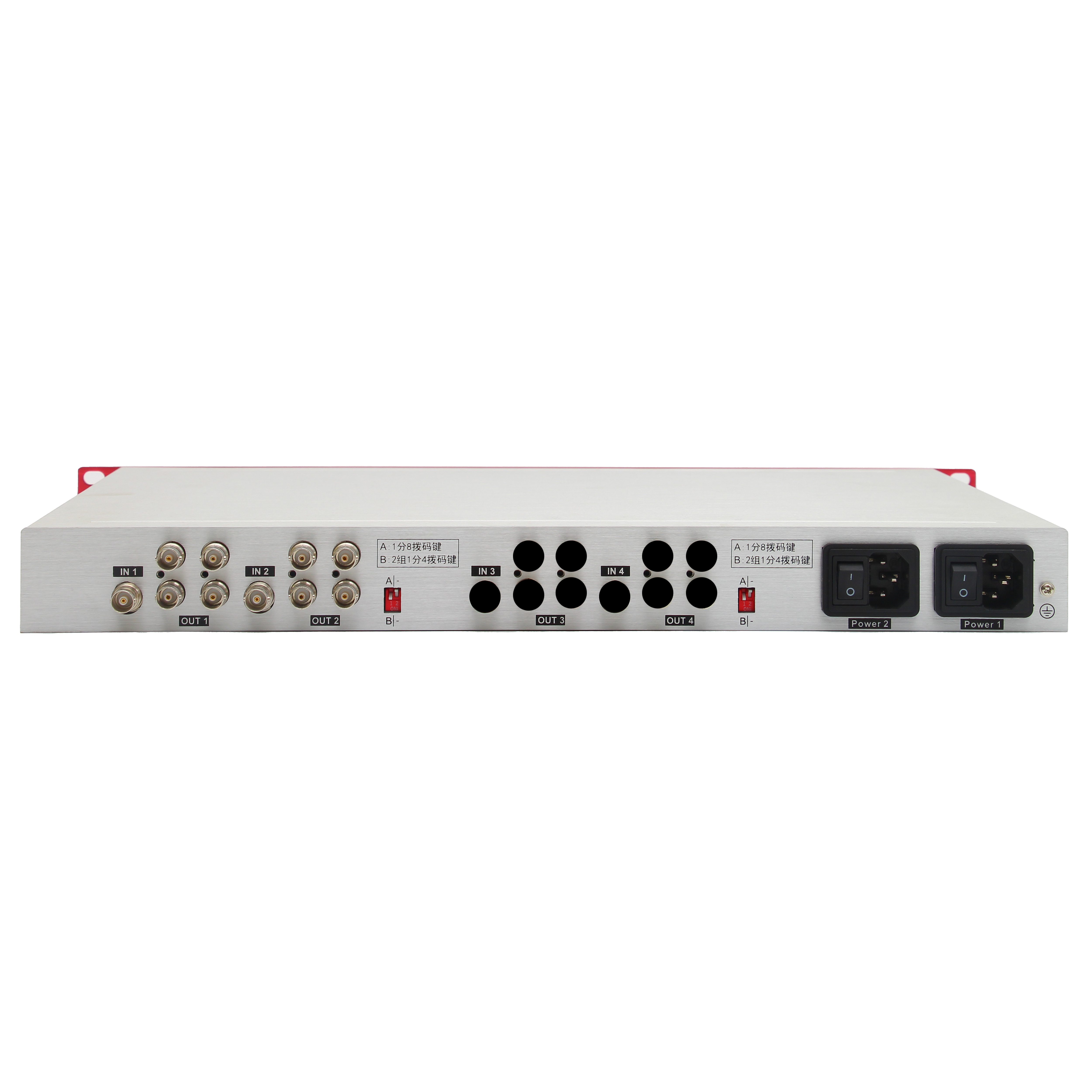 Broadcast One 1x8 or Two 1x4 Digital Video 3G/HD/SD-SDI/DVB-ASI Distributor Splitter 1U Rack