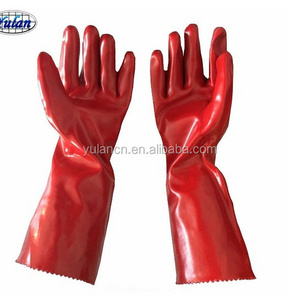 chemicals Resistant Labor Glove PVC Fully Dipped Oil Resistant Work Glove