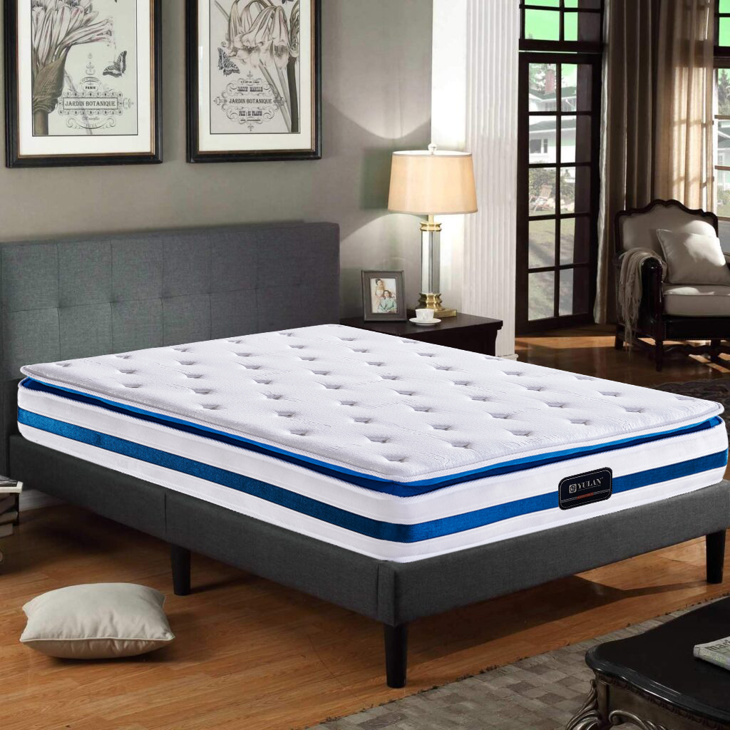 Cheapest Prices Cotton Mattress Breathable Tencel Fabric Hybrid Bonnell Spring Mattress In A Box