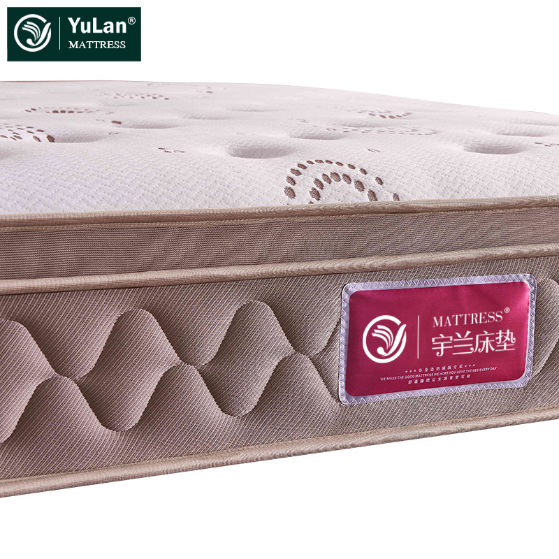 Knitted Fabrics Layers Memory Foam Inflatable Pocket Spring Bed Mattresses Toppers in Box