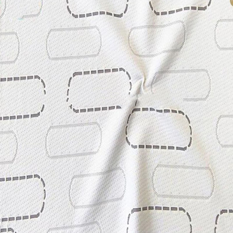 FREE SAMPLE Inherently Flame Retardant 100% Polyester Jacquard Knitted Mattress Fabric