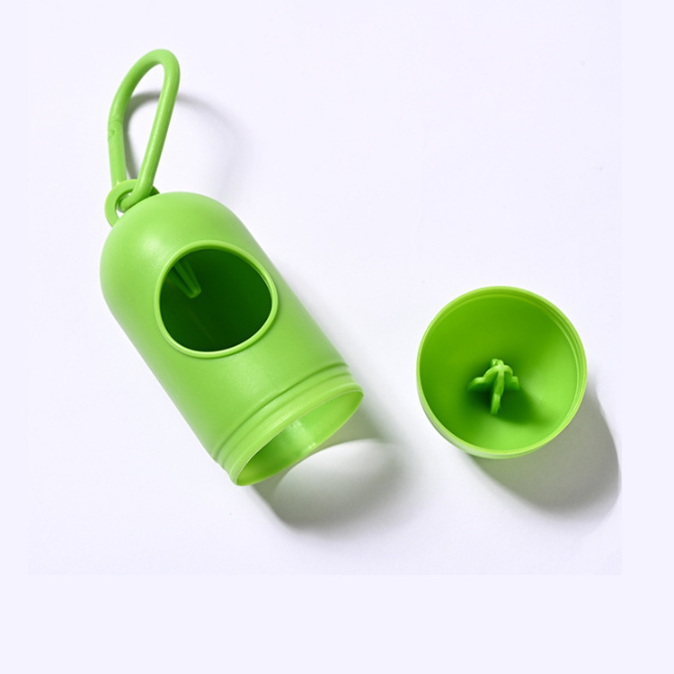 Hands Free Shaped Dog Waste Poop Bags Holder Dispenser With Led Flashlight