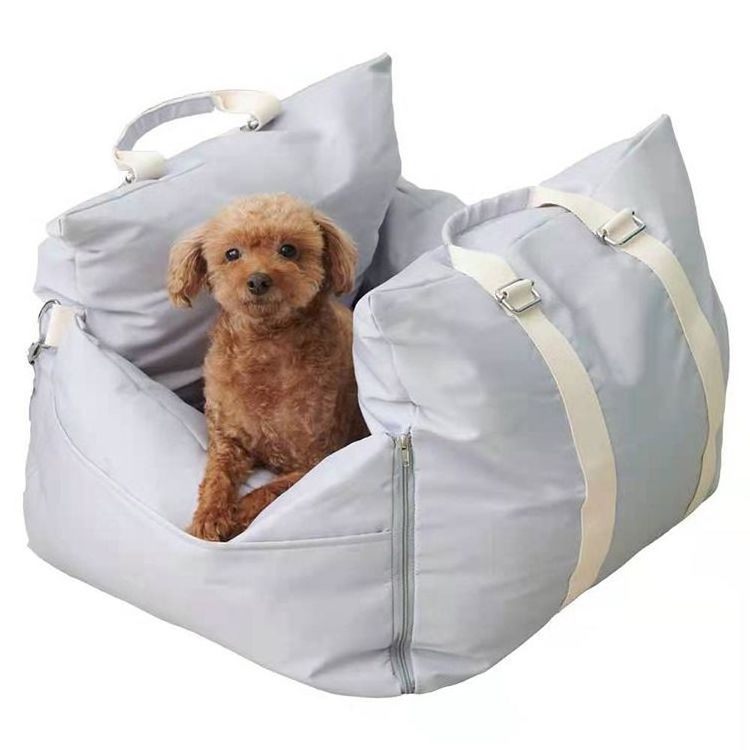 Pet carriers travel bag Detachable Soft Dog Booster Seat Dog Car Seat Portable Dog Car Travel Carrier Bed For Front Seat