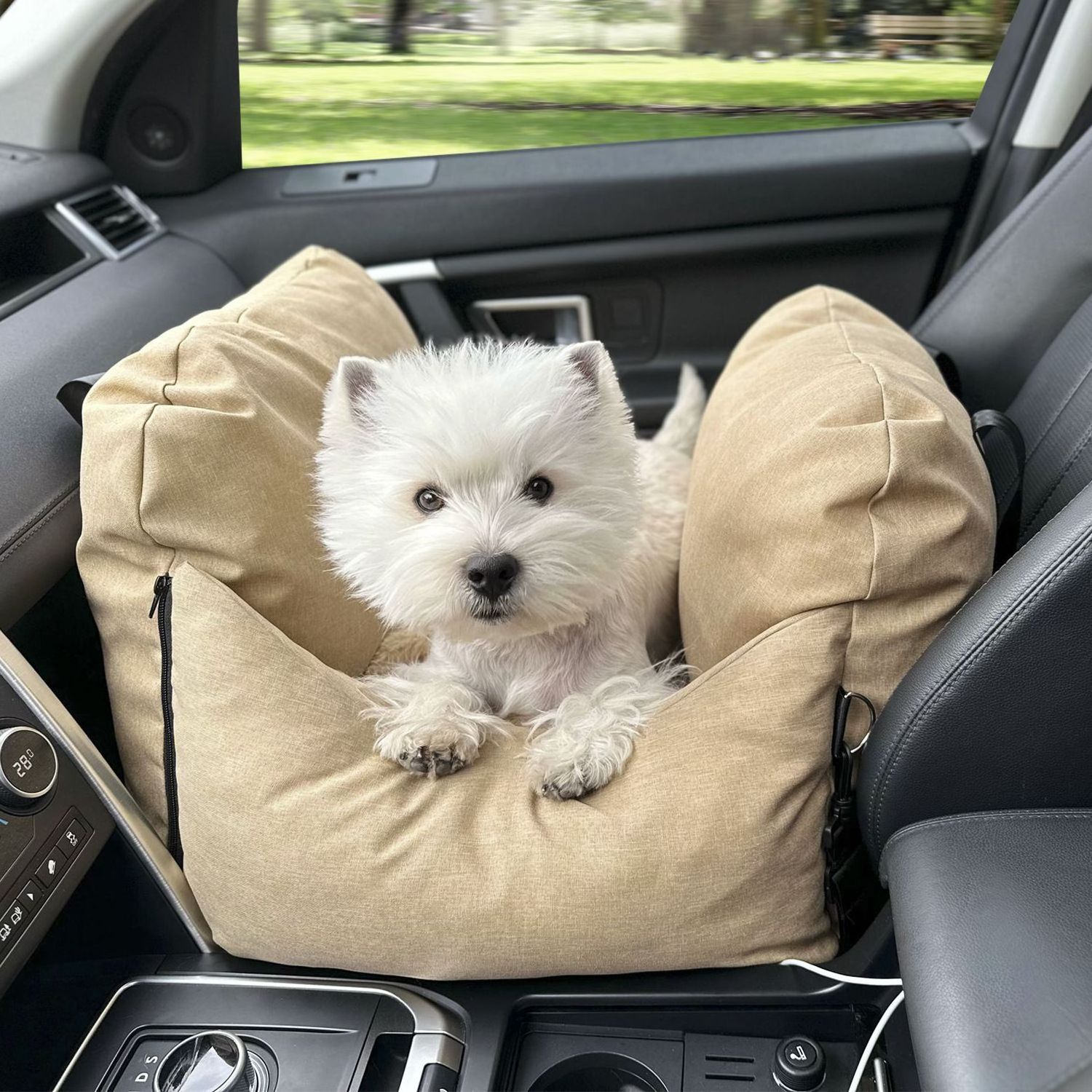 Pet carriers travel bag Detachable Soft Dog Booster Seat Dog Car Seat Portable Dog Car Travel Carrier Bed For Front Seat