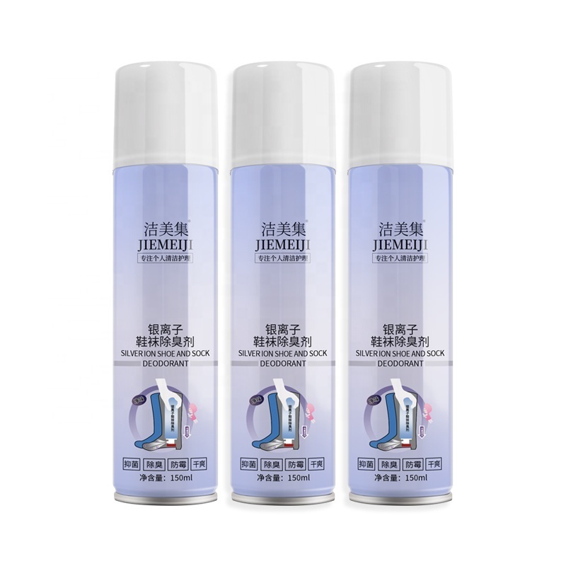 Factory OEM Sneaker Balls Shoe Socks Bag Locker Shoe Odor Eliminator Deodorizer spray 150ML