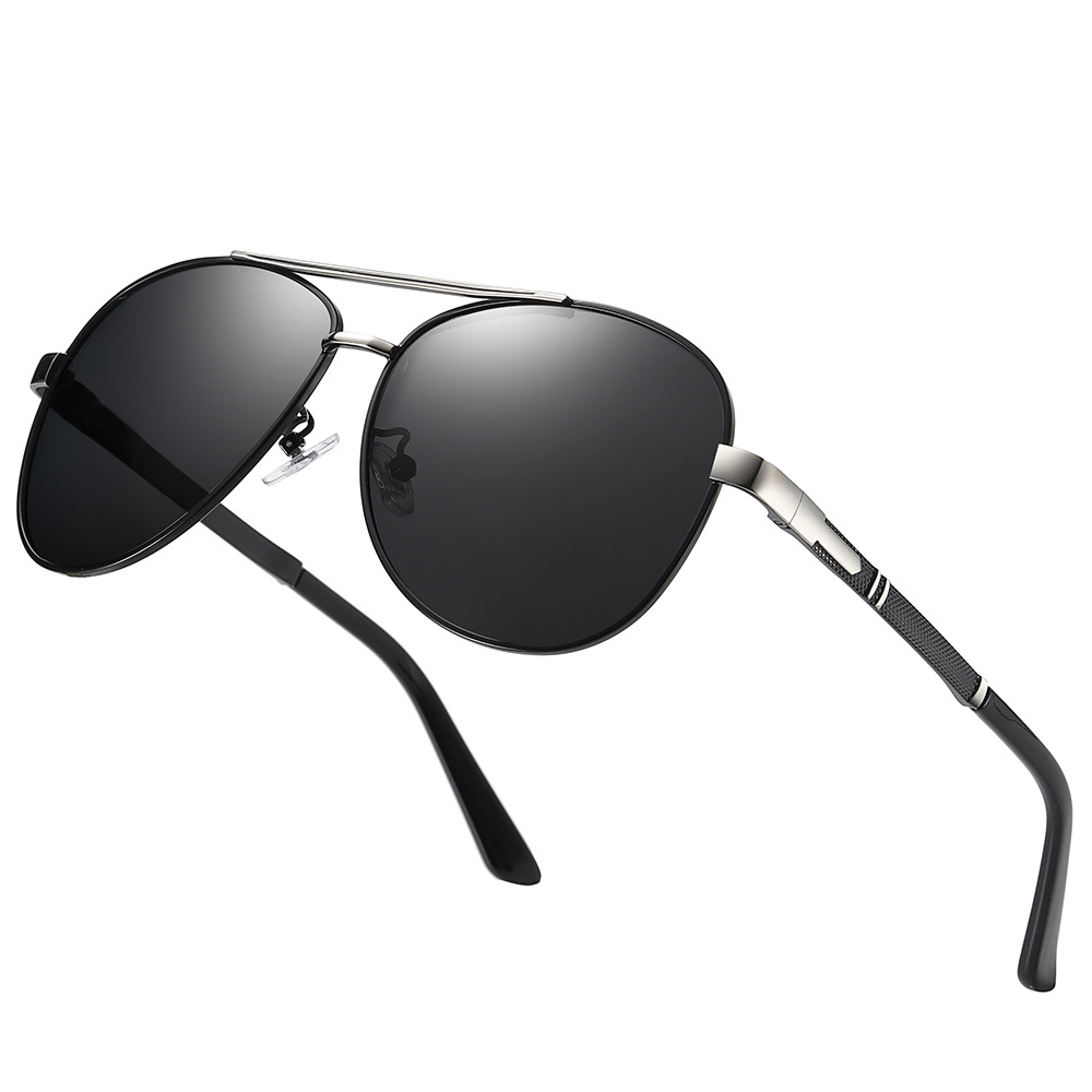 Designer design metal alloy mirror legs men's polarized sunglasses factory wholesale