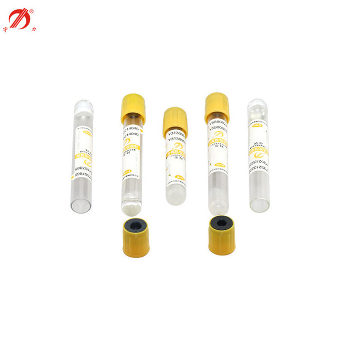 medical disposable consumable yellow separating gel blood tube Lab hospital