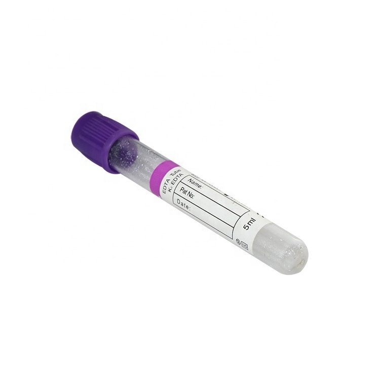 Factory direct sale PET and Glass EDTA K2 /EDTA K3 Vacuum blood collection tube