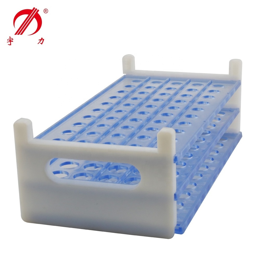 Lab Plastic Test Tube Rack 50 well for Dia 13 16 18mm Tube