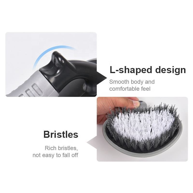 2023 Best Sale 2 Pieces Car Washing Tire Cleaning Brush Car Wash Kit Car Cleaning Kit