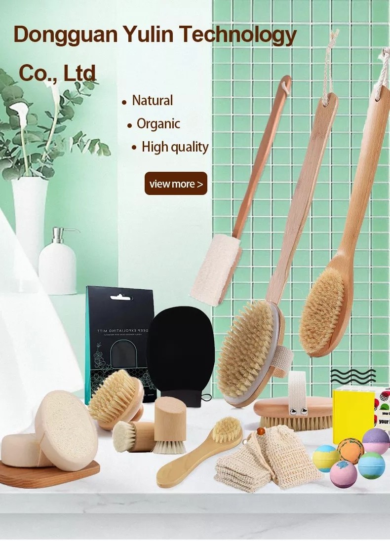 Best Sale Natural Loofah Bath Brush Exfoliating Back Strap Body Scrubber Brush Sponge Massage Scrubber