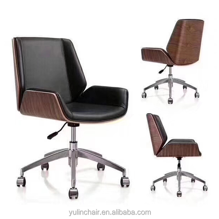 Modern Swivel Upholstered - Comfort Office Community Chair with Wheels - Elegant Mobility For Versatile Office Layouts