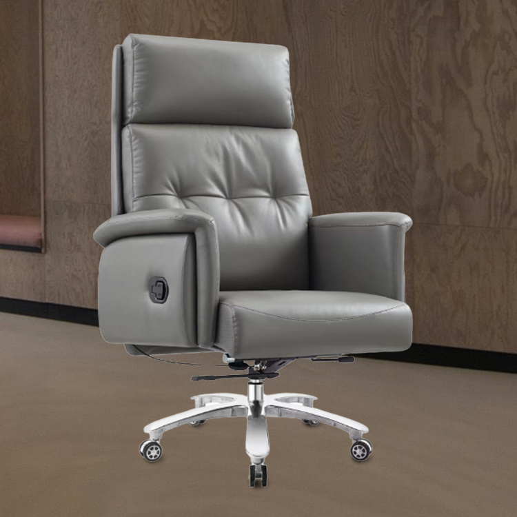 Newly design pu leather office chair ergonomics staff chairs fixed armrests office home bedroom meeting room chair