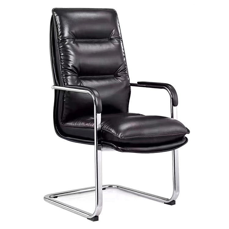 Executive Ergonomic Traditional Office leather Chair meeting Conference guest chair