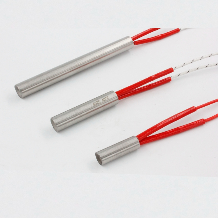 YuLing Single End Tubular Heating Element Cartridge Heater With Thermocouple 220V 500W 10x200mm Mould