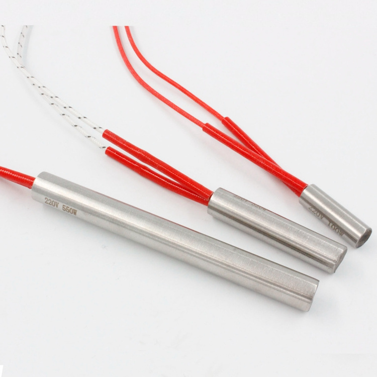 YuLing Single End Tubular Heating Element Cartridge Heater With Thermocouple 220V 500W 10x200mm Mould