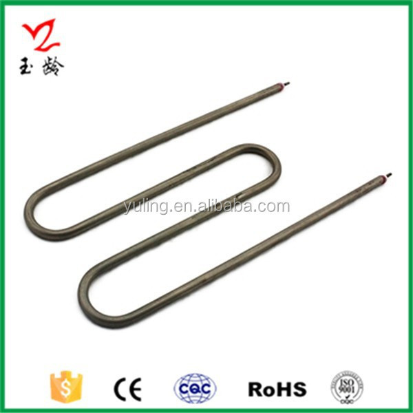 UL certification 2000W 3000W 3U 4U 5U Hand-shape green Stainless steel Tubular Sauna Heating Element