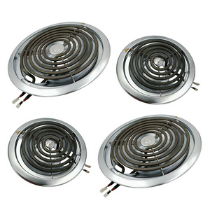 4 Pack (2, 6") WB30M1 (2, 8") WB30M2 Fit  Electric Range Burner Element Unit electric stove coil surface element