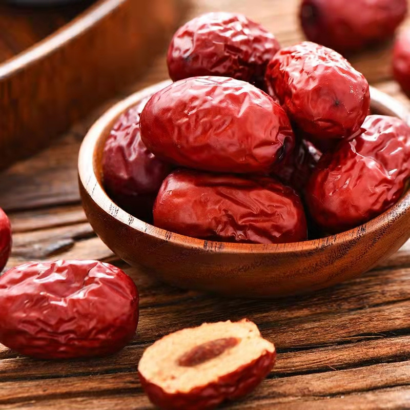 Hua ran Chinese Factory Price Natural Dried Fruit Snacks Freeze Dried Red Dates Freeze Dried Dates