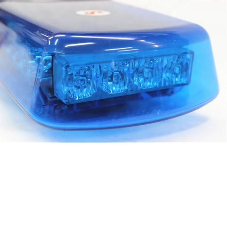 factory price flashing high power LED red blue cover Magnetic LED min light bar