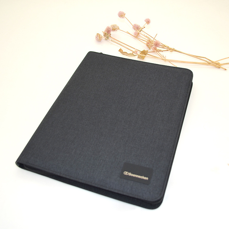 2020 New Style Leather Portfolio with Business Card Tablet Organizer Folder Portfolio Business Padfolio