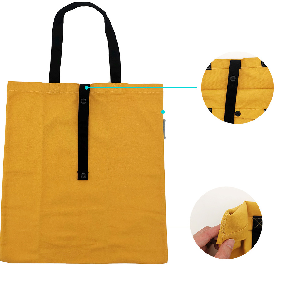 Eco-friendly Grocery Tote Bag Folding Canvas Shopping Bag