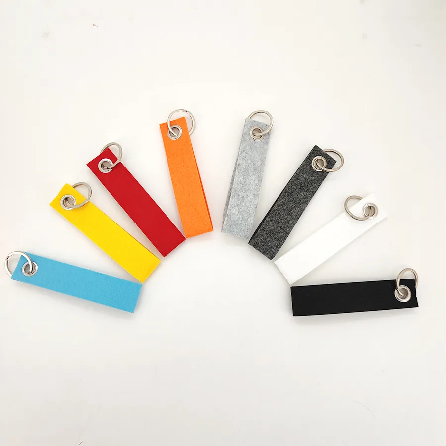 Fashion Custom Felt Key Holder Promotional Cute Felt Key Chain