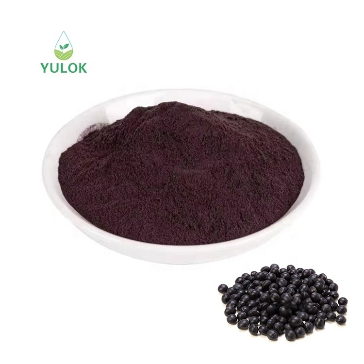 Factory Direct Sales Food Grade Natural Black Soybean Hull Extract Anthocyanidins Powder