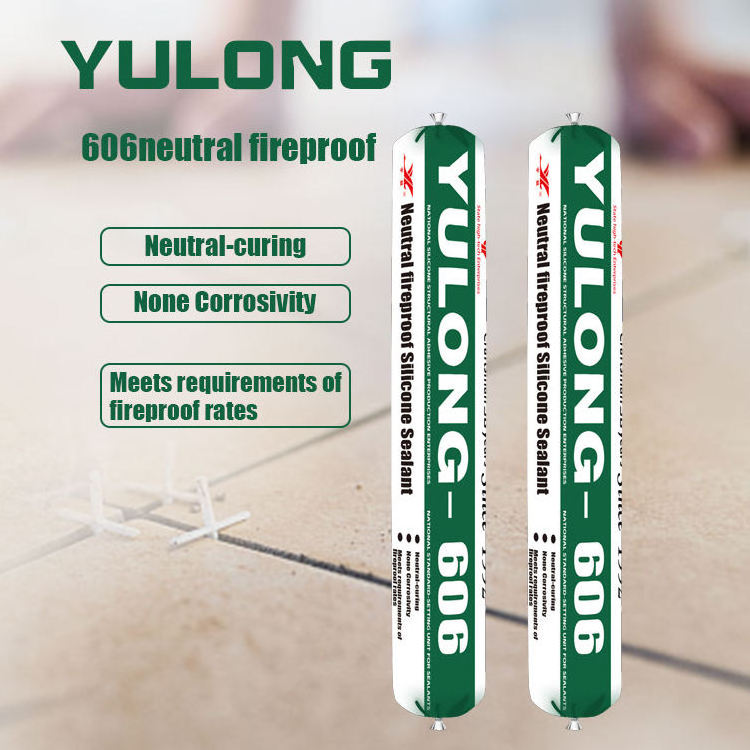 Factory Direct Sale Super strong adhesive nail free fireproof silicone adhesive flame retardant sealant