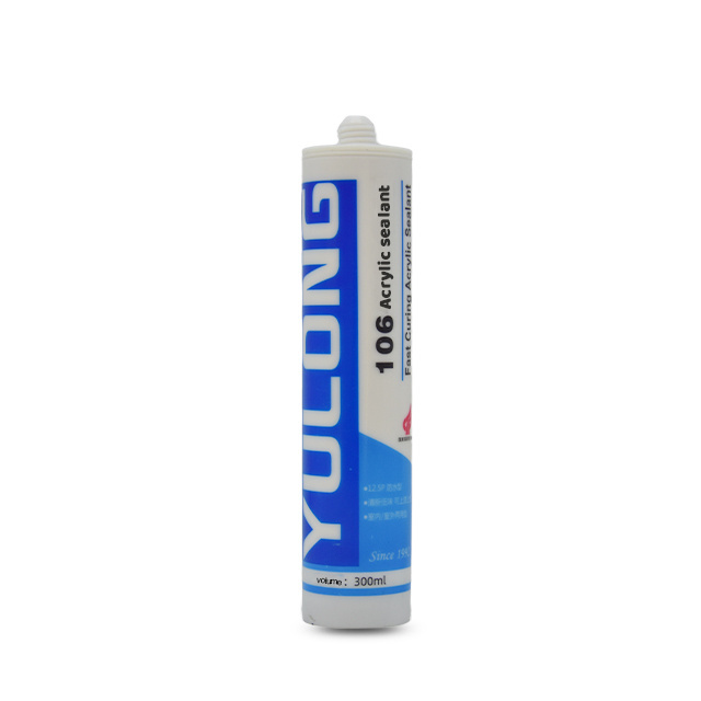 High quality silicone acrylic sealant, glass adhesive, and beautiful seams black silicone