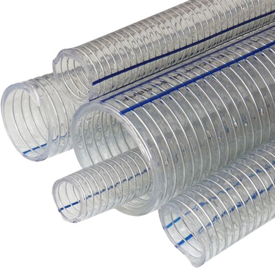 4 inch pvc spiral steel wire reinforced hose flexible pvc suction hose pipe