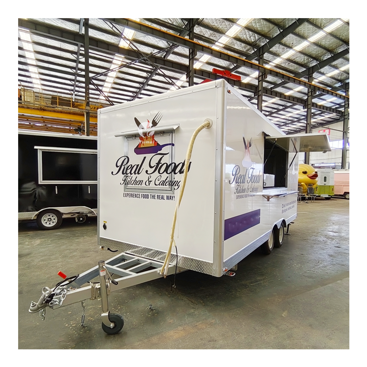 Mobile Hot Dog Street Food Cart Ice Cream Cheap Food Trailer Truck Fully Equipped Australian For Sale With DOT