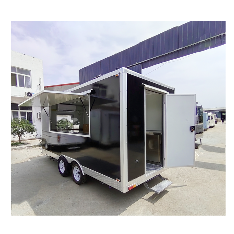 5m Mobile Kitchen Cheap Ice Cream Coffee Carts for Sale Big Food Van Hot Dog Cart Food Truck Trailers