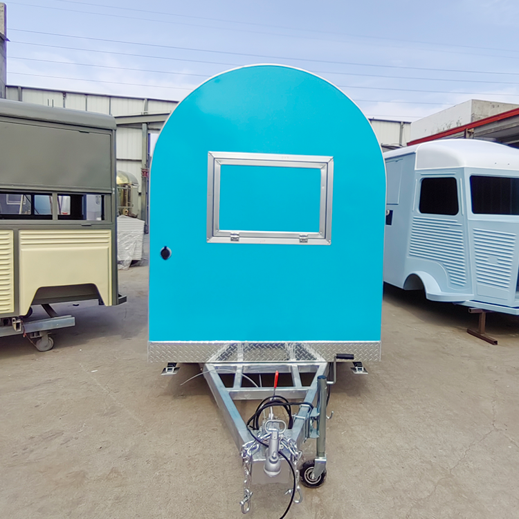 Commercial Mobile Trailer For Espresso Coffee Machine Food Truck Sushi Hot Dog Pizza Food Cart