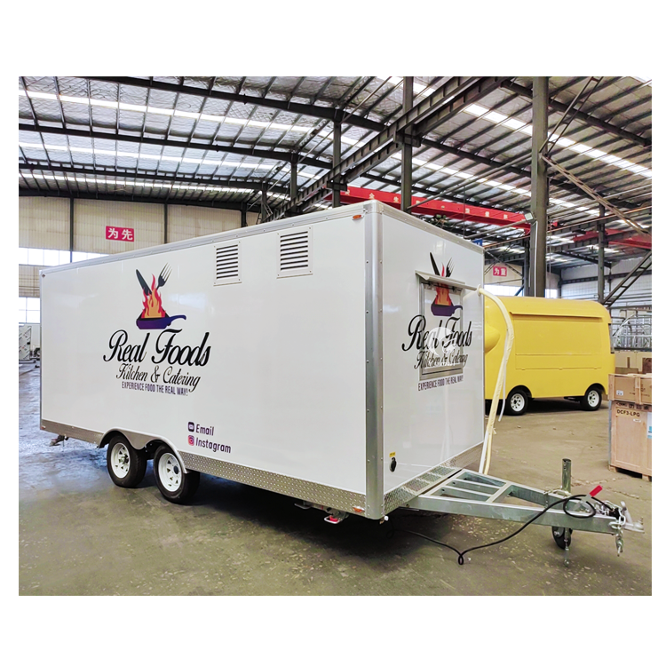 Mobile Hot Dog Street Food Cart Ice Cream Cheap Food Trailer Truck Fully Equipped Australian For Sale With DOT