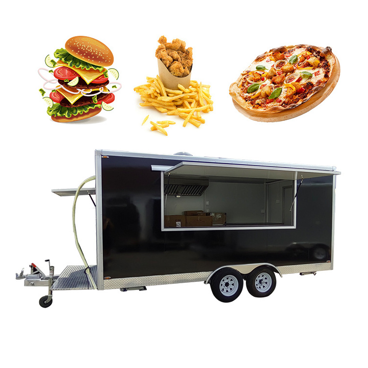 16.4ft Mobile Food Truck Bakery Food Cart Concession Taco Trailer with Full Kitchen Oven Deep Fryer Grill Stove