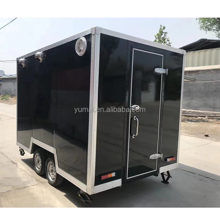 YUMAI CE/VIN Certificate Carritos De Comida Movil Rotisserie Burger Van Catering Trailer Food Truck Fully Equipped