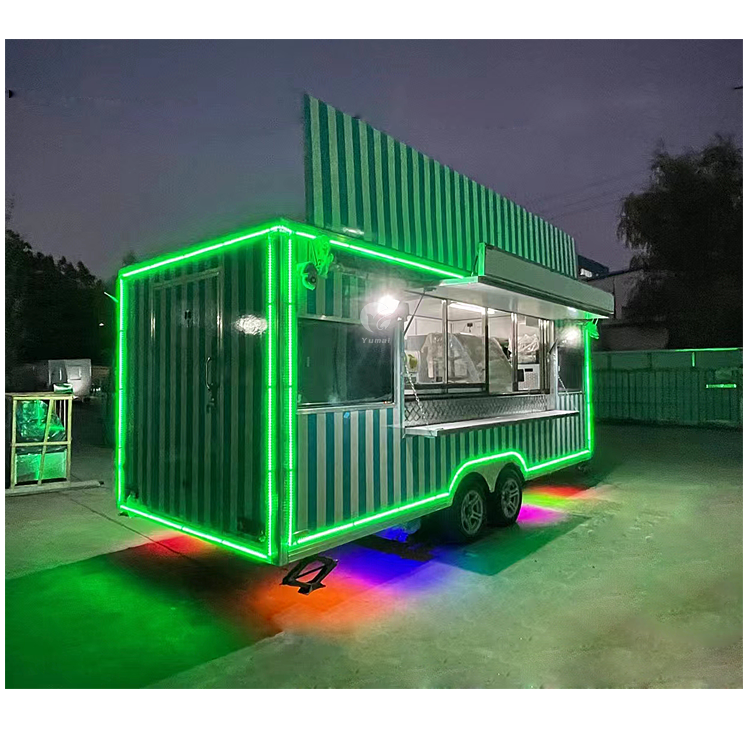 Pizza Trailer Mobile Bar Coffee Cart Donuts Hot Dog Stand Shop Small Food Kiosk Mobile Food Truck